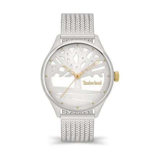 Timberland LINCOLNDALE DAMEN-UHR TBL.TDWLG2200303 - Elegante Armbanduhr für Damen, wasserdicht bis 50 m, mit elegantem Edelstahlarmband und poliertem Gehäuse, ideal für formelle Anlässe.