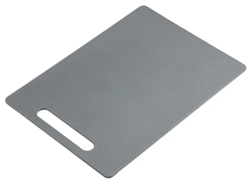 KESPER | Schneidebrett, Material: PP-Kunststoff, Maße: 33,5 x 23,5 x 0,5 cm, Farbe: Grau | 32484