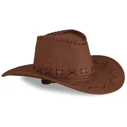 relaxdays Cowboyhut Dunkelbraun von Relaxdays