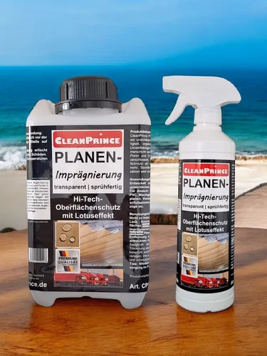 CleanPrince Planen-Imprägnierung für PE, PVC, Mischgewebe von Cleanprince