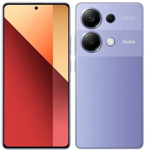 Xiaomi Redmi Note 13 Pro 4G - 256GB Lavender Purple, 200 MP Kamera und leistungsstarker MediaTek Helio G99 für beeindruckende Fotos und Performance