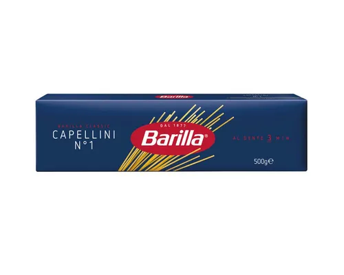 Barilla Nudeln, Barilla Nudeln Capellini Nummer 1 Hartweizengrießnudeln 500g
