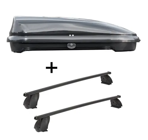 Dachbox VDPFL320L mit Dachträger K1M für Mercedes B W246