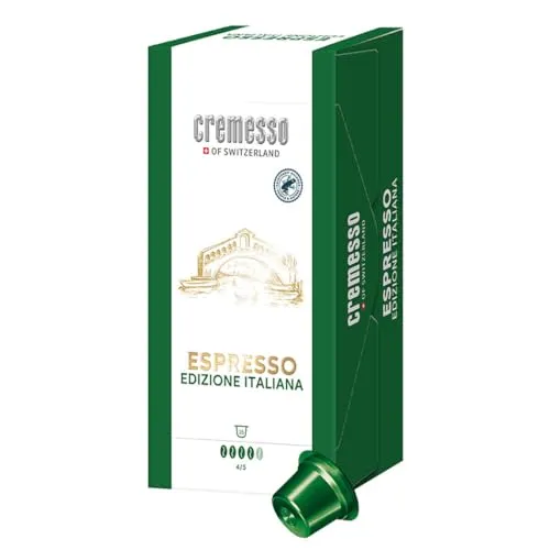 Cremesso Espresso Edizione Italiana 16 – 16er Pack ; intensiver Espresso mit einzigartigem Aroma