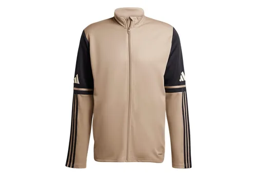 adidas Herren SQUADRA25 TRAINING JACKET - Blanch Cargo/Black/Warm Vanilla, XXL - Trainingsbekleidung aus 100 % recyceltem Polyester mit AEROREADY-Technologie für optimalen Feuchtigkeitstransport und praktischen Reißverschlusstaschen.