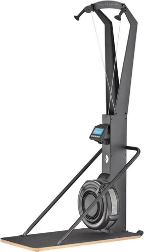 Half Human Air Ski Ergometer mit Floor Mount - Fitness-Kleingeräte für intensives Ganzkörper-Training mit dynamischem Luftwiderstand, der sich automatisch an Deine Bewegungen anpasst.