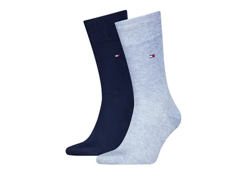 Tommy Hilfiger Socken TH MEN SOCK CLASSIC 2P (2 Paar) Mit eingestricktem Flag-Logo