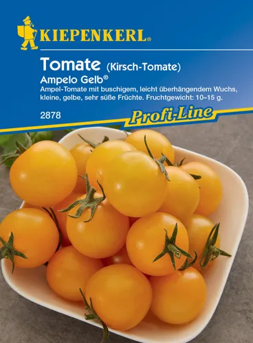 Kiepenkerl Kirsch-Tomate Ampelo Gelb Donna Yellow F1