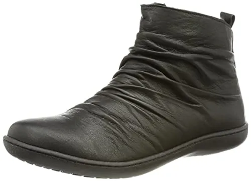 Andrea Conti Komfort Stiefeletten Bootie Damen 373530303336 Schwarz 37 EU - Wanderschuhe mit elegantem Design, ideal für modebewusste Frauen. Die Stiefeletten bieten Komfort durch ein gepolstertes Fußbett und sind leicht an- und auszuziehen dank Reißverschluss und Anziehlasche.