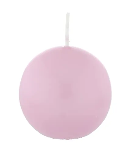 Kugelkerzen Rosa 4 cm, 12 Stück