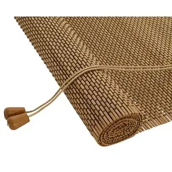 Bambus-Rollo Braun 110 x 160 cm von vidaXL - Stylisches Bambus-Rollo für ein modernes Wohnambiente. Langlebig und vielseitig montierbar, ermöglicht es eine individuelle Lichtregulierung für eine angenehme Atmosphäre. Ideal für jedes Zuhause!