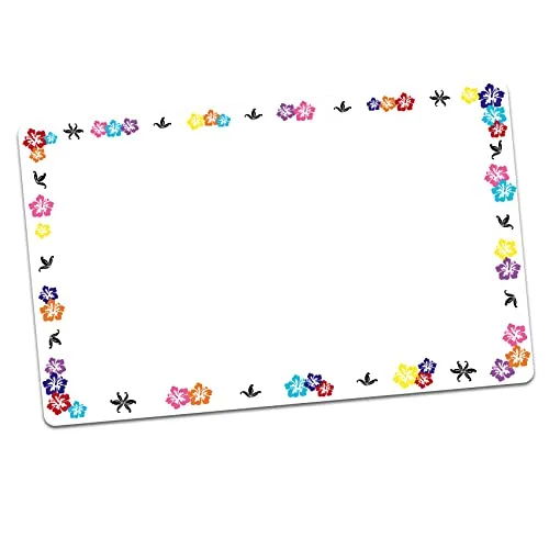 Displayschutz Aufkleber kompatibel mit Küchenmaschine Thermomix TM6 Design Sticker Klebefolie Zubehör Küchengerät wasserfest selbstklebend R183 (05 Hibiskus)
