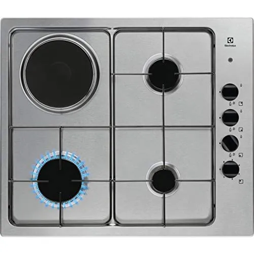 Electrolux EGL62821OX Edelstahl 58 cm Kombi Kochfeld