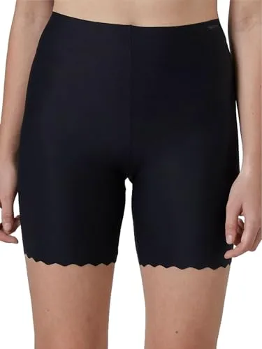 Skiny Damen Micro Essentials 084274 Hose Kurz, Schwarz, 40-42 EU - Funktionsunterwäsche mit frei geschnittenen Kanten für unsichtbare Passform und weichem Contouring-Effekt, ideal für hohen Tragekomfort.