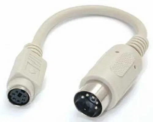 PS/2 Tastatur Zum at Konverter - 6 Polig mini DIN F Zum 5 Polig Männlich