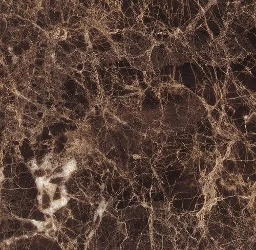 40x40cm Marmor Bodenfliesen Dark Emperador - Hochwertige Natursteinfliesen für den Außenbereich, glänzende Oberfläche, modernes Design, ideal für stilvolle Akzente. Maße: 40x40cm, Menge: 25m².