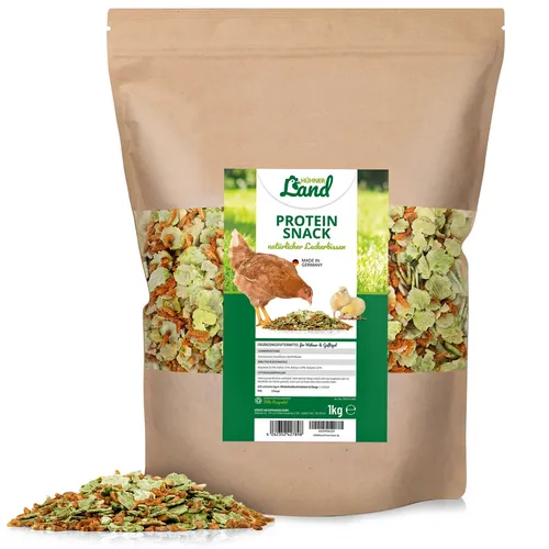 HÜHNER Land Protein Snack für Hühner & Wachteln 1kg