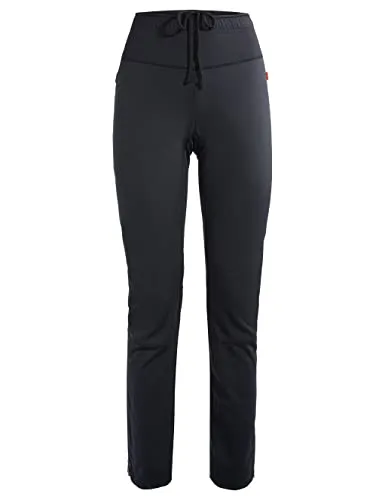VAUDE Damen Women's Wintry Pants V Hose - Sportliche Softshellhose für Damen - Radhosen mit winddichten und atmungsaktiven Zonen, ideal für Performance-Sport. Knievorformung und elastische Einsätze sorgen für optimalen Tragekomfort.