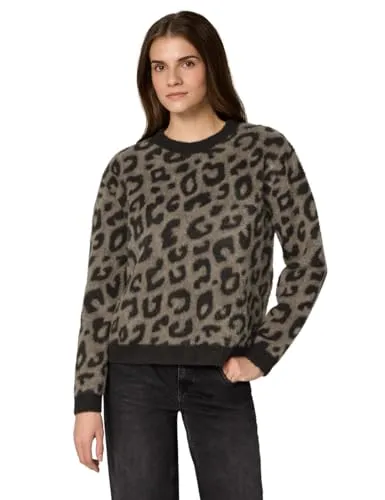 Street One Studio Damen Flauschiger Leo Pullover