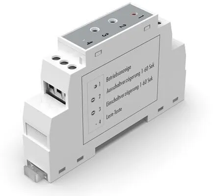 M-E BELL 216 RX Funk-Empfänger - Funk-Empfänger für Hutschienen-Montage, ideal zum Anschluss von verkabelten Beleuchtungen oder Türglocken mit bis zu 100 m Funk-Reichweite. Perfekt als Kabel-Ersatz für flexible Installationen.