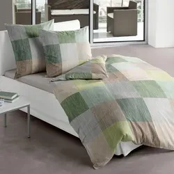 Traumschlaf Bettwäsche Salem oliv 135x200 cm + 80x80 cm – Stilvolles Design für erholsame Nächte