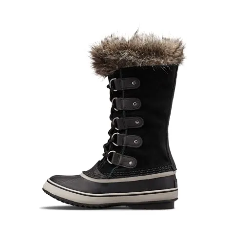 SOREL JOAN OF ARCTIC WP Stiefel 2025 black/quarry - 41 - Wanderschuhe mit wasserdichtem Obermaterial und herausnehmbarem Filzfutter für optimale Wärme und Komfort bei Nässe und Schnee. Der ikonische Stil vereint Funktionalität und Schutz.
