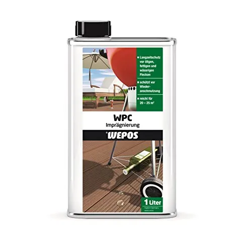 Wepos 2000304303 WPC Imprägnierung,1000 ml, transparent