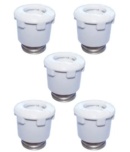 5x Schraubkappe Sicherung Fassung E27 DII Porzellan bis 500V 25A Kopp 213900096