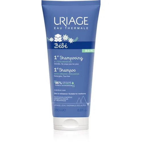 Uriage Bébé 1st Shampoo sanftes Shampoo für Kinder für die leichte Kämmbarkeit des Haares 200 ml