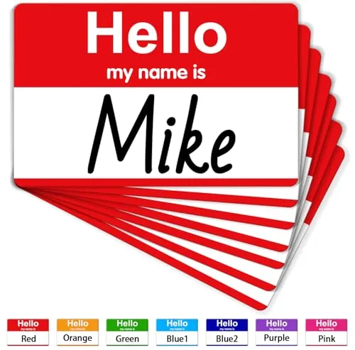 Stück Hello My Name is von labelon