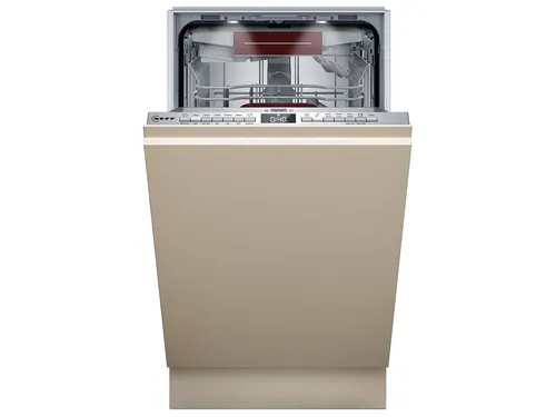 Neff S857YMX12E N 70 Geschirrspüler 45 cm - Vollintegrierbarer Geschirrspüler mit 10 Maßgedecken, Energieeffizienzklasse B und innovativer Zeolith-Trockentechnologie für optimale Trocknungsergebnisse.