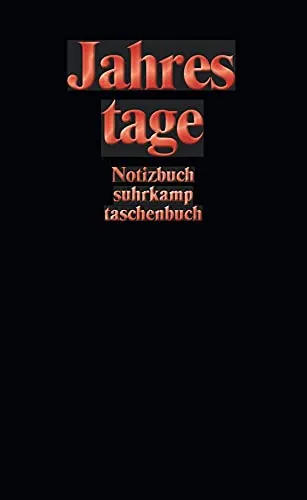 Notizbuch »Jahrestage«: Softcover, A6, Blanko, 160 Seiten (suhrkamp taschenbuch)