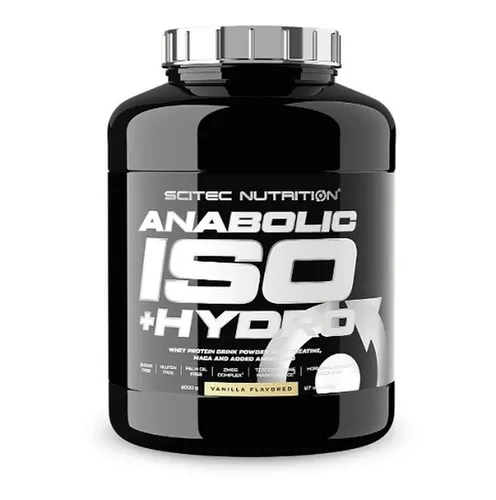 Scitec Nutrition Scitec Anabolic Iso+ Hydro 2000g - Vanille - Hochwertiges Instant-Proteinpulver für den professionellen Einsatz, ideal zur Unterstützung der täglichen Proteinaufnahme. Praktische Verpackung mit 2000 g für optimale Portionskontrolle.