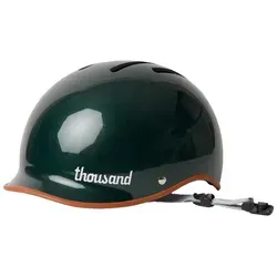 Thousand Heritage 2.0 Fahrradhelm Brit Rac Green S 54-57 cm - Fahrradhelme - Stilvoller City-Helm mit modernem Sicherheitskonzept und Fidlock-Magnetverschluss für einfachen Gebrauch.