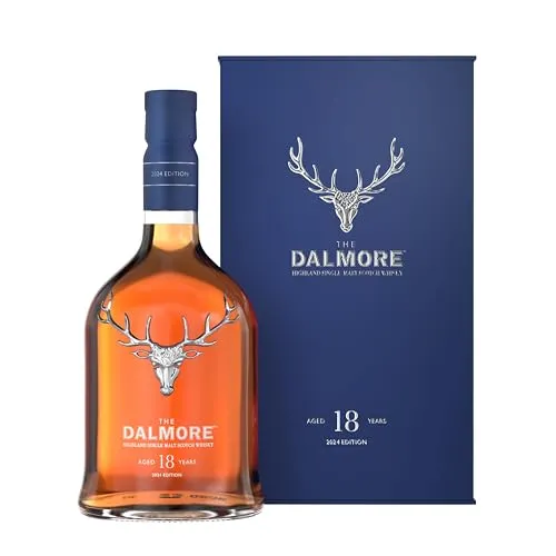 Dalmore 18 Jahre Highland Whisky - Whisky – 18 Jahre gereifter Highland Single Malt, vollmundig und komplex im Geschmack, ideal für Kenner und Sammler.