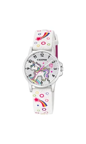Calypso Unisex Kinder Analog Quarz Uhr K5776/4 - Armbanduhren für Herren, stylische Mädchenuhr mit robustem Plastikarmband – ideal für den Alltag!