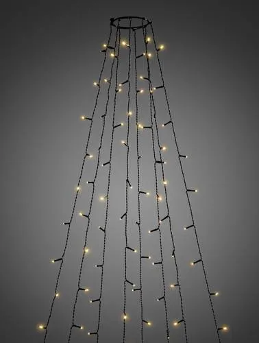 Konstsmide LED Baummantel mit Ring Ø 11 in schwarz von Konstsmide