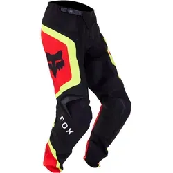 FOX 180 Ballast Motocross Hose, schwarz-rot, Größe 30 - Fahrradbekleidung mit RAP für optimale Passform, hitzebeständigen Knieprotektoren und TruMotion Stretchpanels für maximale Bewegungsfreiheit.