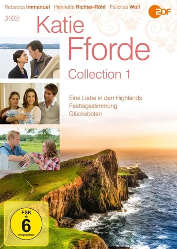 Katie Fforde Collection 1 - 3 Liebesfilme auf 3 DVDs - Romantische DVD-Box mit 3 Liebesfilmen von Katie Fforde, ideal für einen gemütlichen Filmabend.