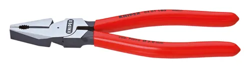 Knipex Kraft-Kombizange poliert 225 mm mit Kunststoff-Griff - 02 01 225