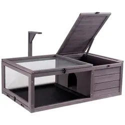 VEVOR Schildkrötengehege aus Holz 965x610x330mm