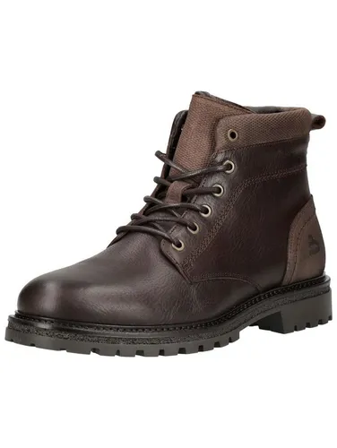 Bullboxer Stiefelette aus Leder - Wanderschuhe mit herausnehmbarer Decksohle und praktischem Reißverschluss, ideal für Komfort und Stil bei Outdoor-Aktivitäten.