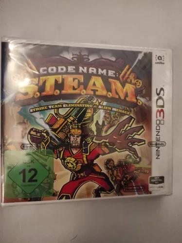 Nintendo 3DS Code Name STEAM Spiel - Neu - Spannendes Strategiespiel für Nintendo 3DS, kombiniert Action mit Taktik und bietet ein einzigartiges Spielerlebnis.