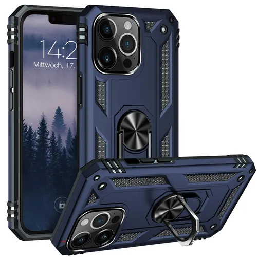 Handy Hülle für Apple iPhone 13 Pro Max Handyhülle Schutz Cover Case Blau