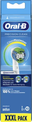 Oral-B Precision Clean CleanMaximiser Aufsteckbürsten, 10 Stück