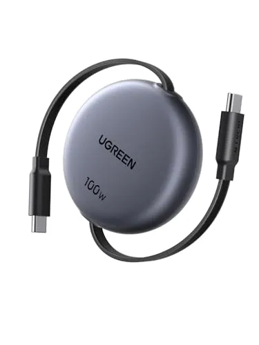 Produktbild UGREEN Einziehbares USB-C-auf-USB-C-Ladekabel 100 W