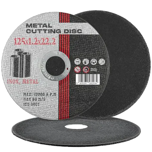 Trennscheiben Schneidscheiben 125mm x 22,2 x 1,2 mm Metall Stahl Edelstahl INOX Blech Winkelschleifer Elektrowerkzeuge Dünn Trennscheibe Flexscheiben