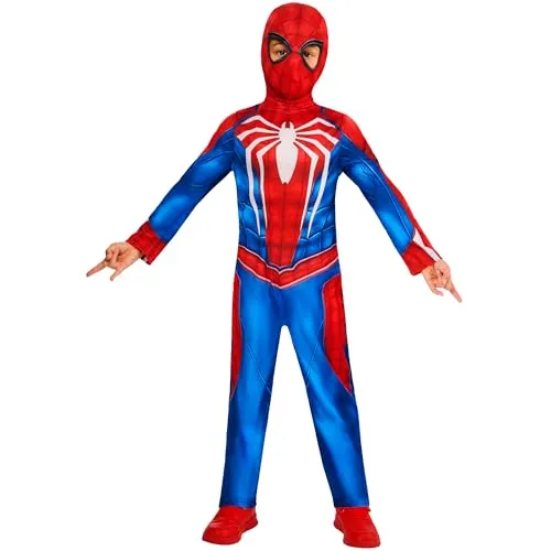 Rubies Offiziel Marvel Spider-Man Gamerverse Kinderkostüm, Größe 5-6 Jahre