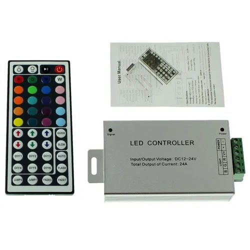 RGB LED 44Key Controller 12...24V 288W 4-Pin; RGB