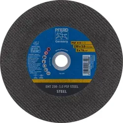 PFERD Trennscheibe PSF STEEL für die Stahlbearbeitung